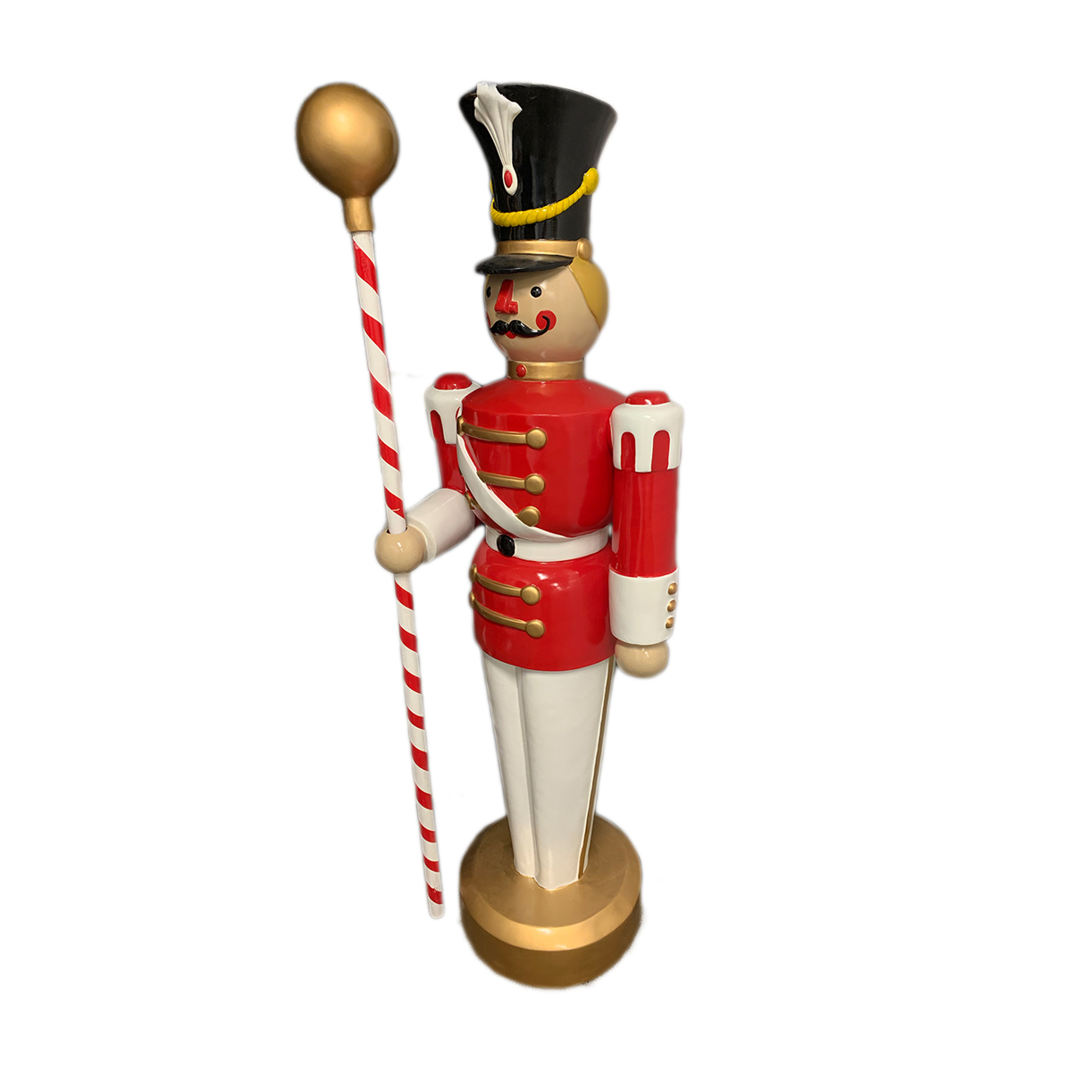 Red and White Toy Soldier with Drum Major