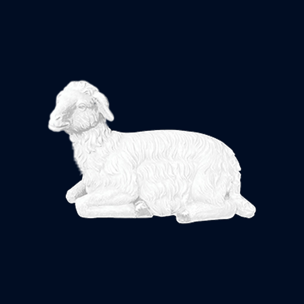 White Life Size Lamb