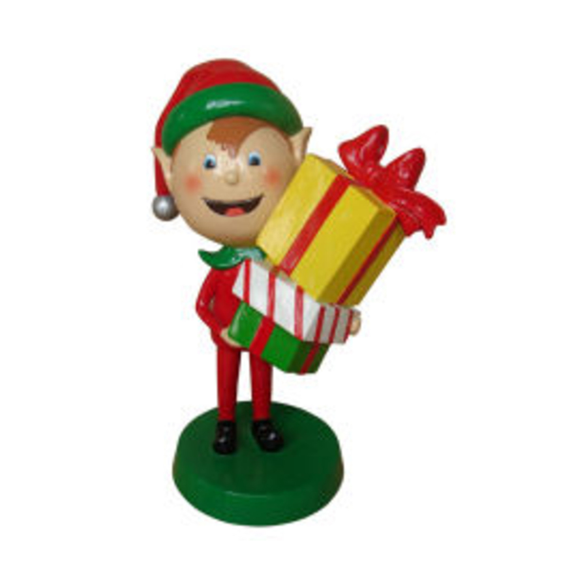 Elf with Gift Box - 2.5ft Tall