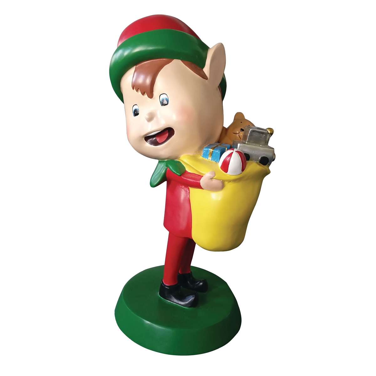 Elf with Toy Bag - 4.5ft Tall