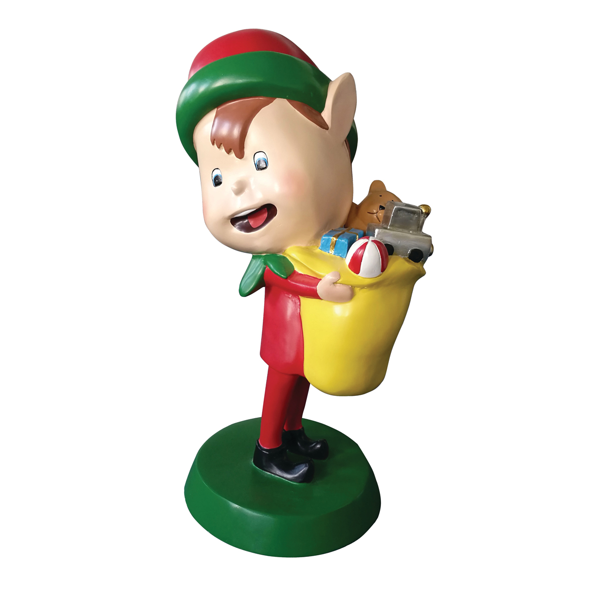 Elf with Toy Bag - 2.5ft Tall
