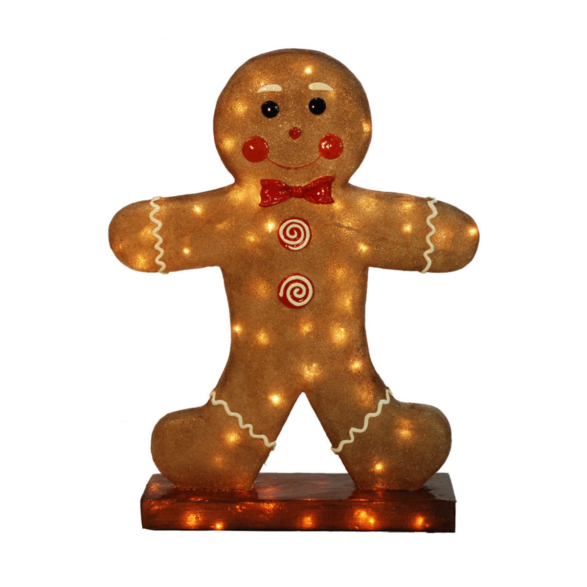 Illuminated 31 Inch Gingerbread Boy