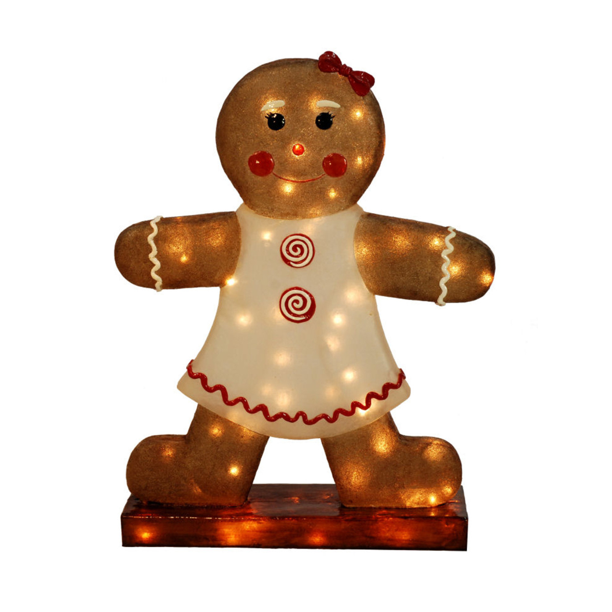 Illuminated 31 Inch Gingerbread Girl