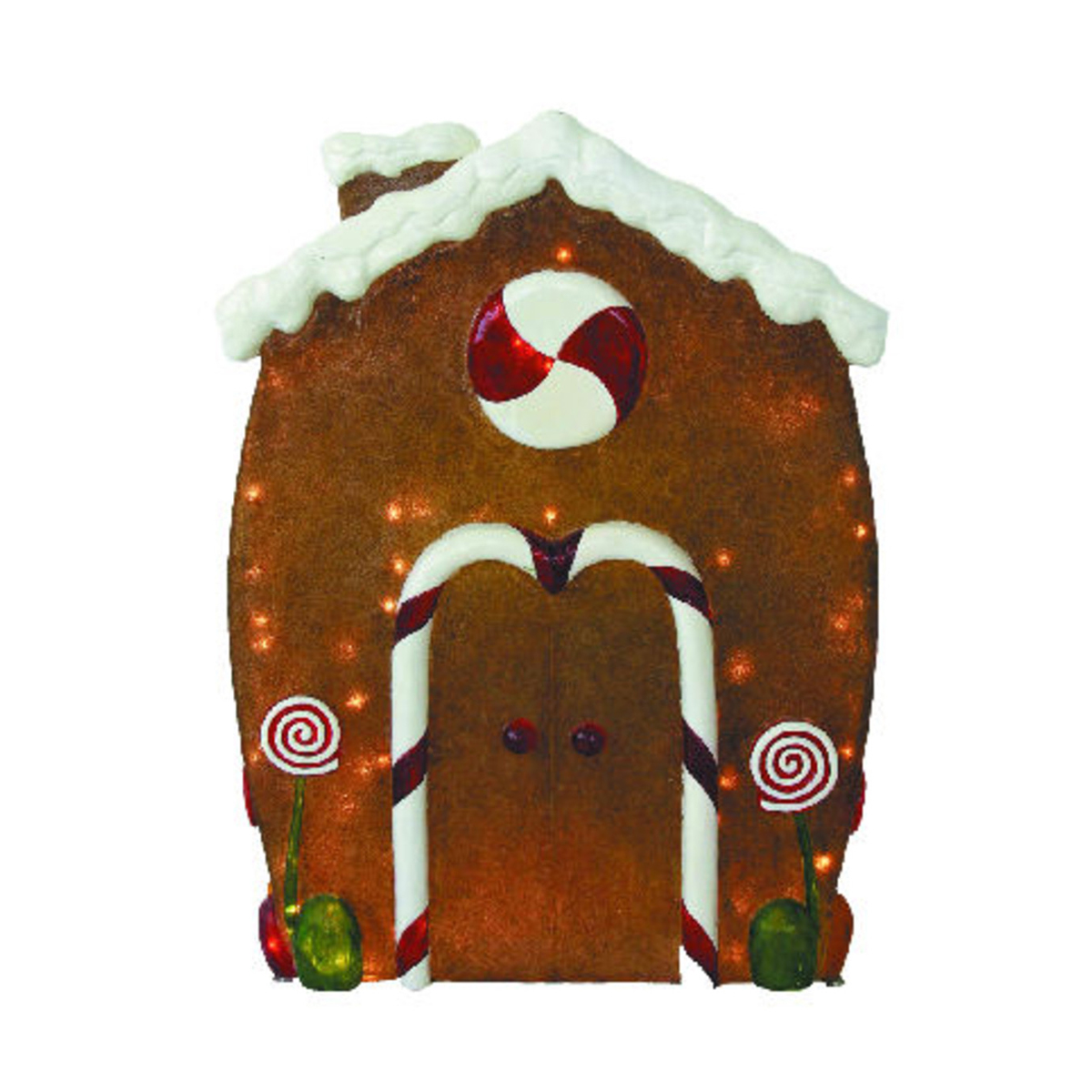 Illuminated 44 Inch Gingerbread House