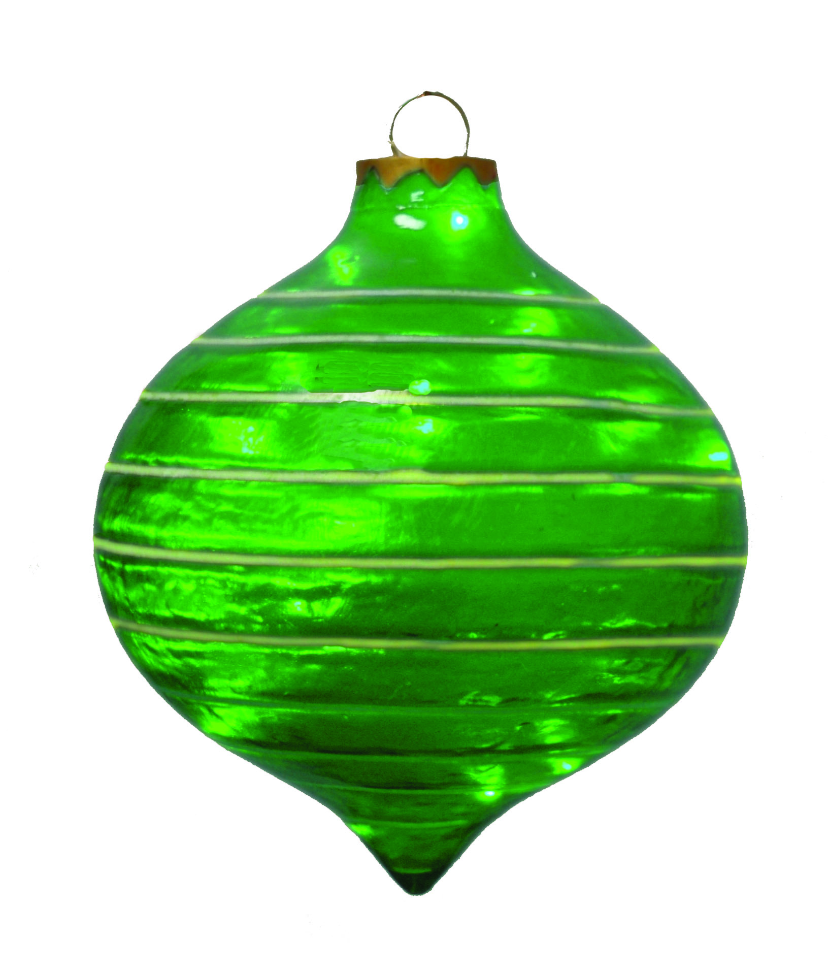 Illuminated Green Sandstone Top Ornament