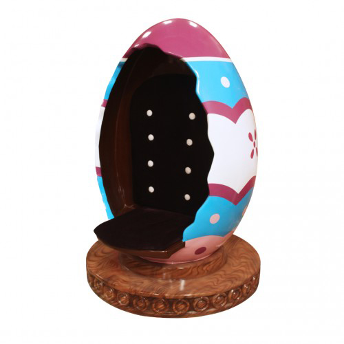 Easter Egg Chair Display - 6.5ft Tall