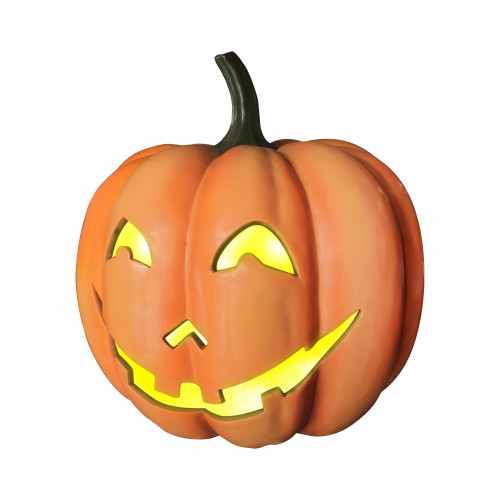 Halloween Carved Pumpkin - Jack-O’-Lantern - With Light - 2.5ft Tall