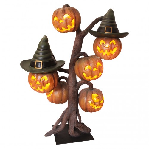 Halloween Pumpkin Lantern Tree - 6.6ft Tall