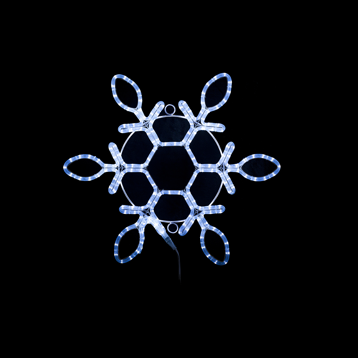 24 Inch Rope Light Snowflake