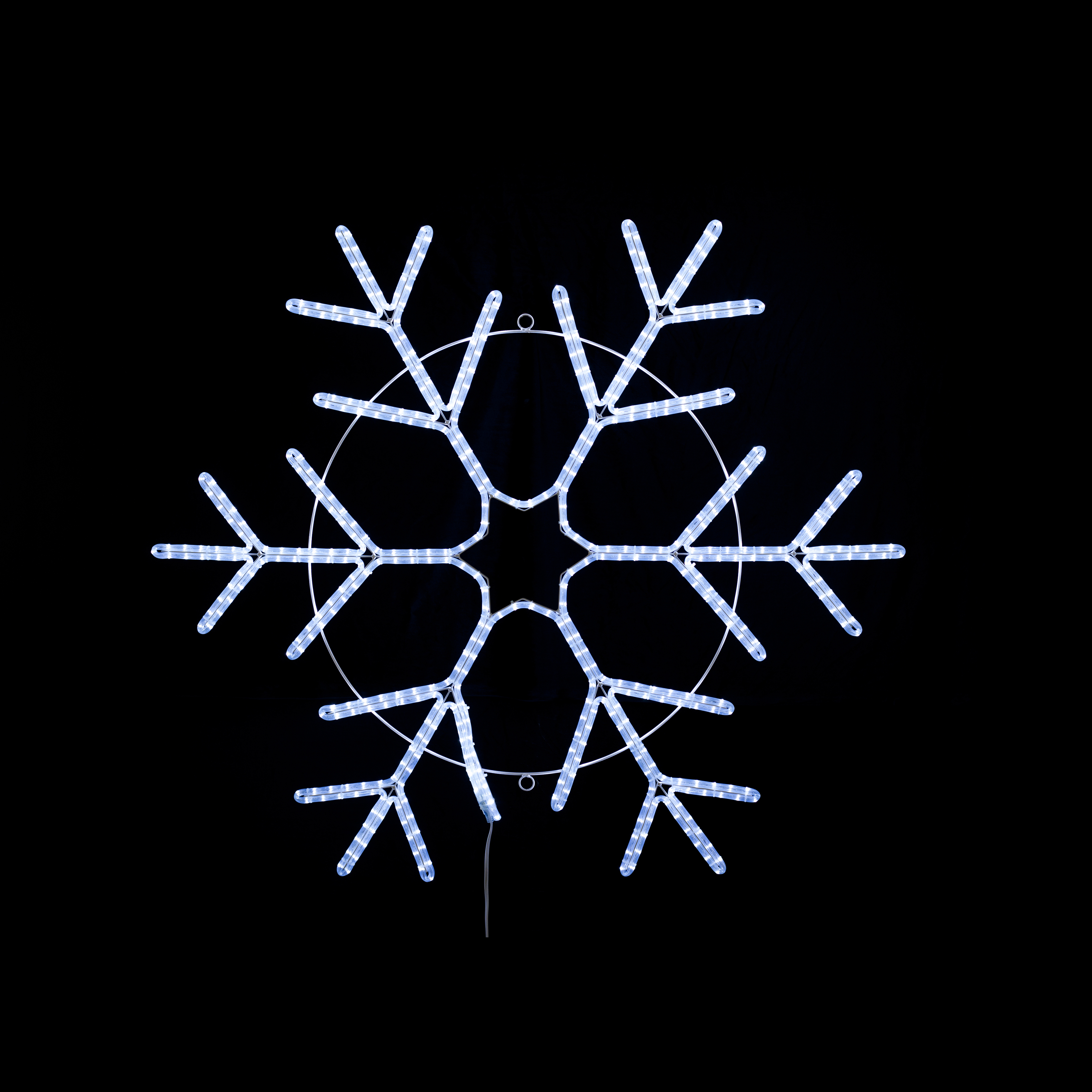 38 Inch Cool White Snowflake