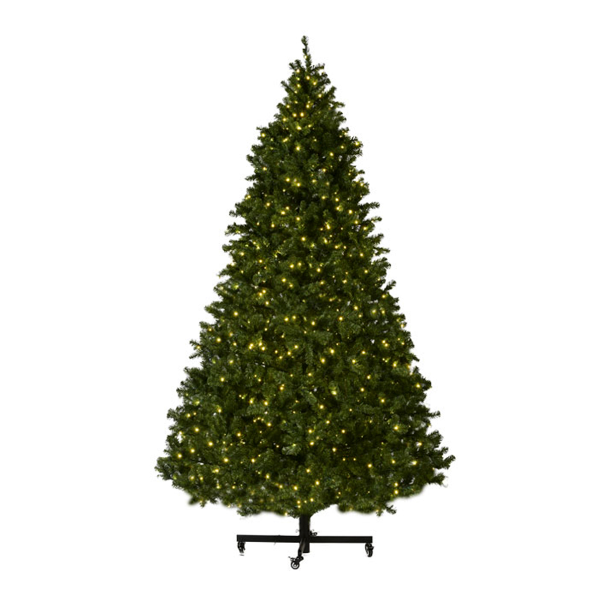12 FT Everest Tree, Slender with Rolling Stand