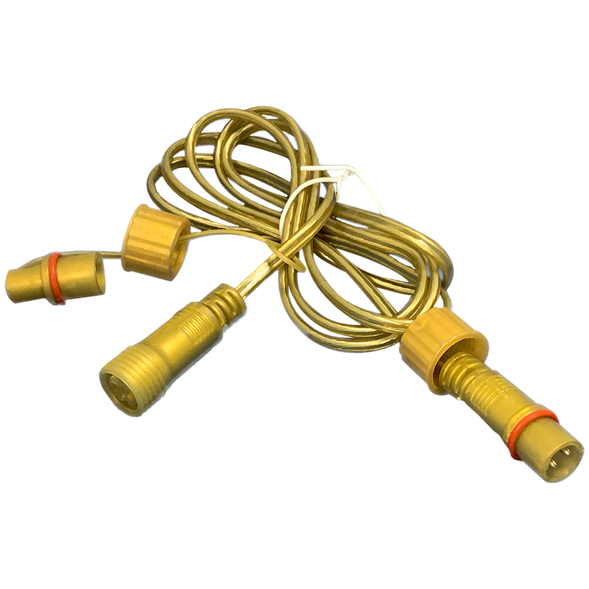 Extension Cable for PVC Christmas Light Strand - 59” - Gold