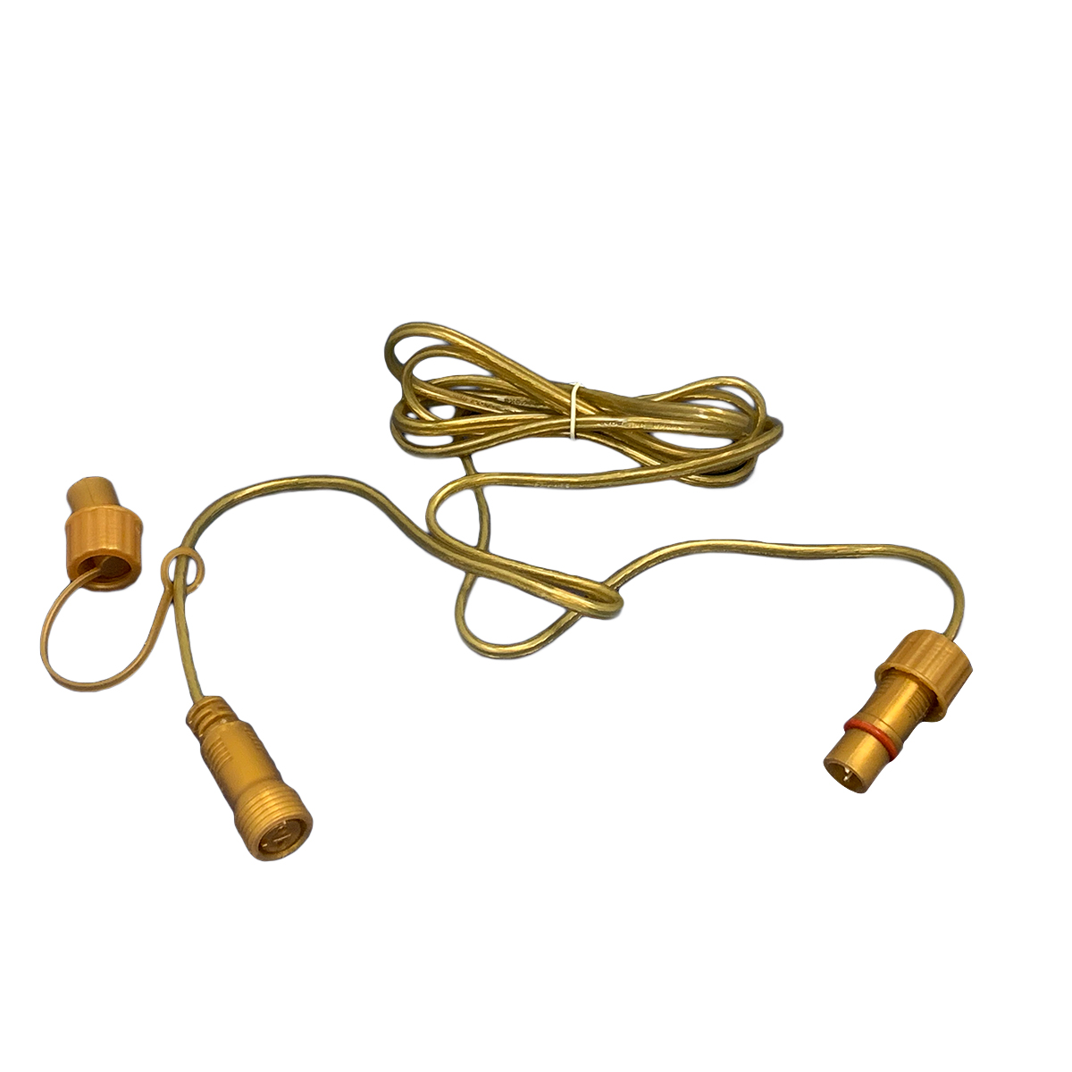 Extension Cable for PVC Christmas Light Strand - 79” - Gold