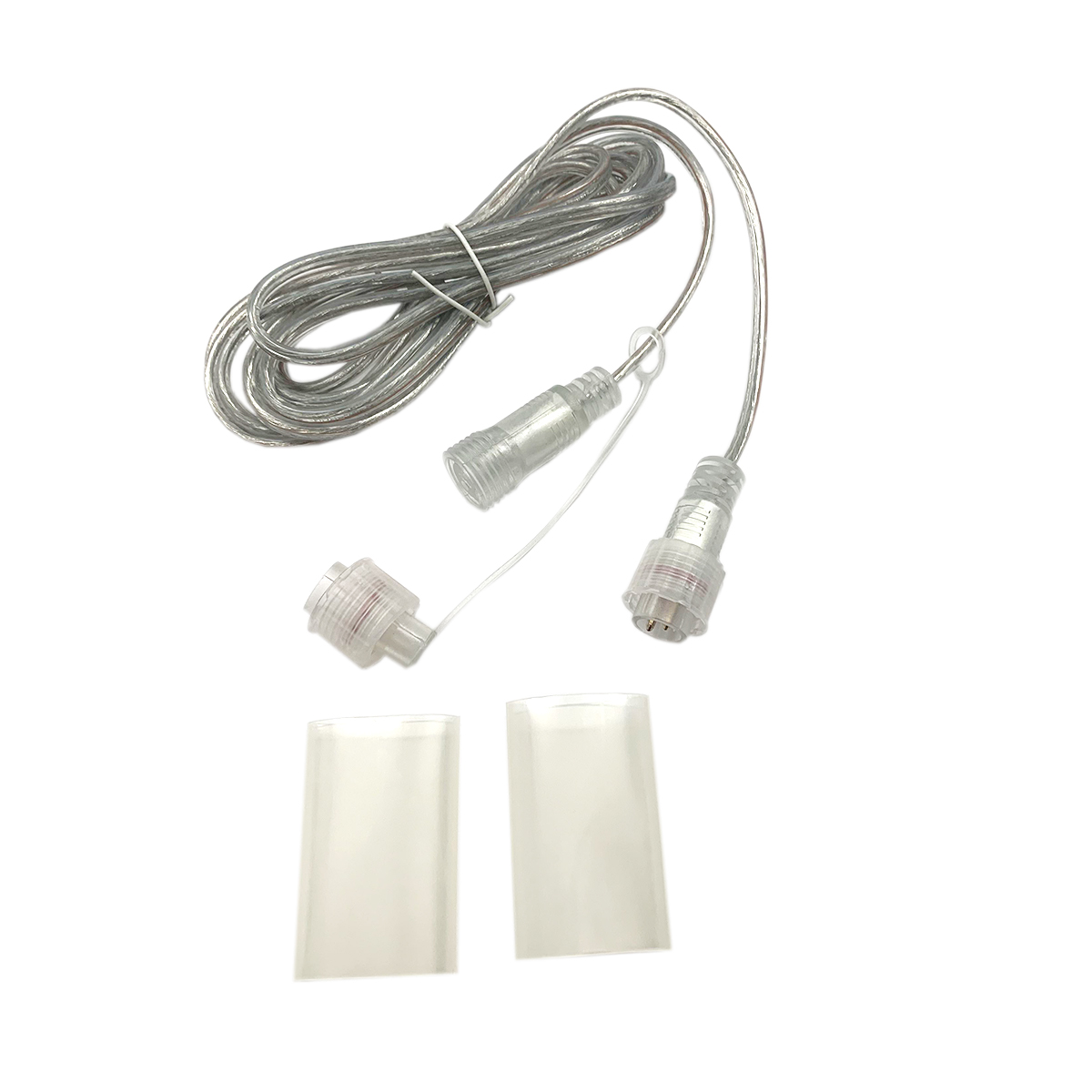Extension Cable for PVC Christmas Light Strand - 118” - Clear