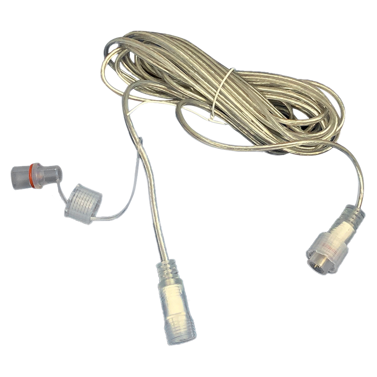 Extension Cable for PVC Christmas Light Strand - 197” - Clear