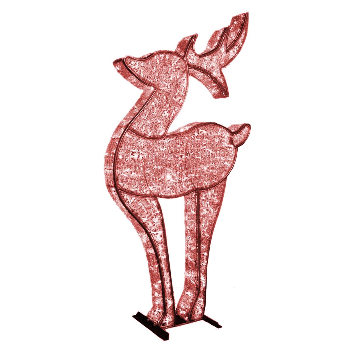 3D Large Deer Red