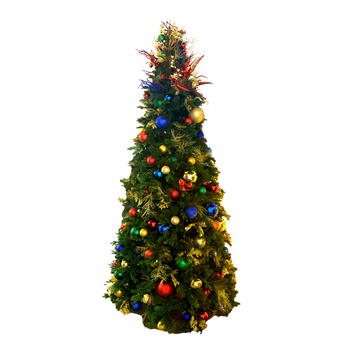 Pre-Decorated Northern Seasons Christmas Tree - Warm White LEDs - 12ft Tall